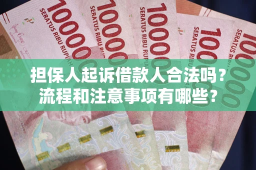 济南担保人起诉借款人合法吗？流程和注意事项有哪些？